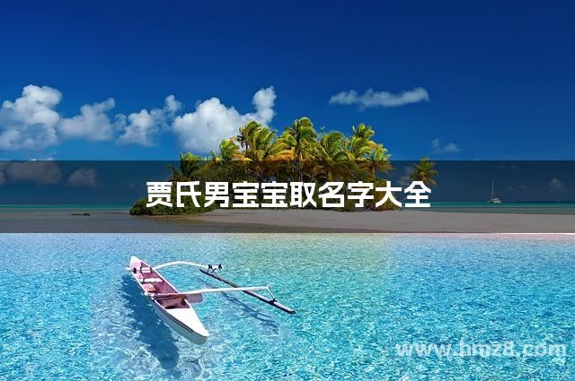 贾氏男宝宝取名字大全